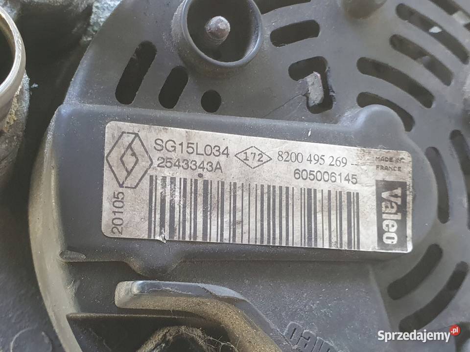 Renault Espace IV 19 DCI ALTERNATOR WODNY Janów