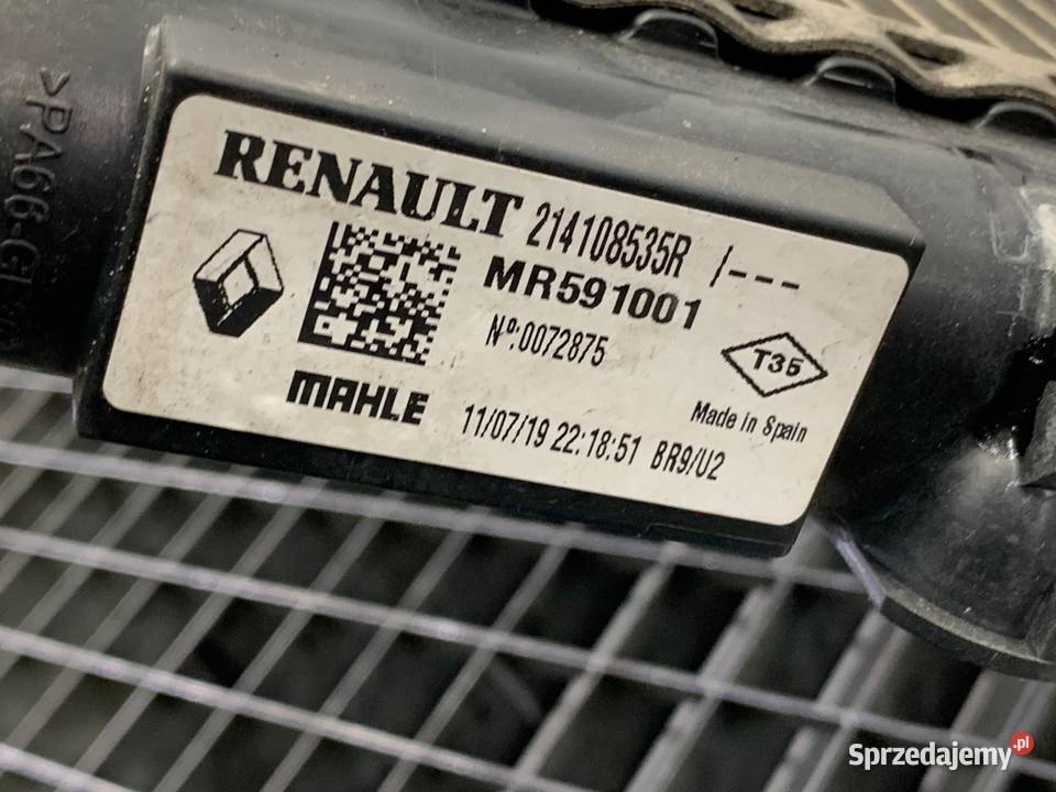 CHŁODNICA WODY OPEL MOVANO B 23 131 214108535R osobowe