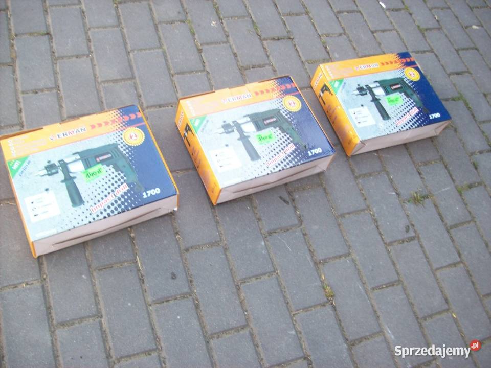 Wiertarka udarowa 1700W 16mm ERMAN GERMAN sprzedam
