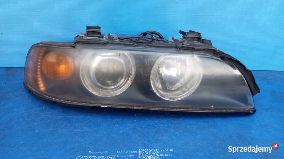 LAMPA REFLEKTOR PRAWY PRZÓD EU XENON BMW 5 E39 Nowy Tomyśl
