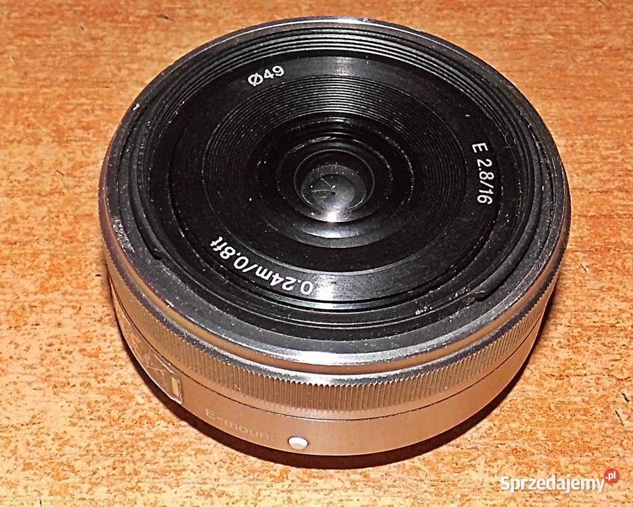 Obiektyw szerokokątny SonyE 16 mm 28 SEL16F28 mazowieckie sprzedam