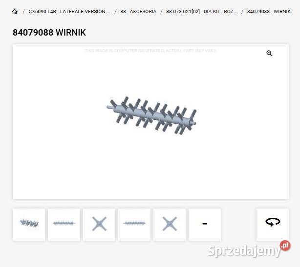 Wał rozdrabniacza słomy 84079088 do CX6080 CX680 Płońsk