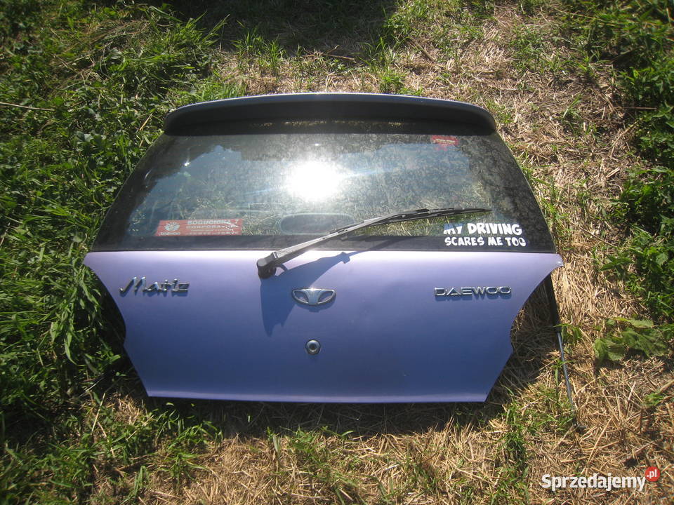 Klapa tylna bagażnika Daewoo Matiz pokrywa osobowe Kraków