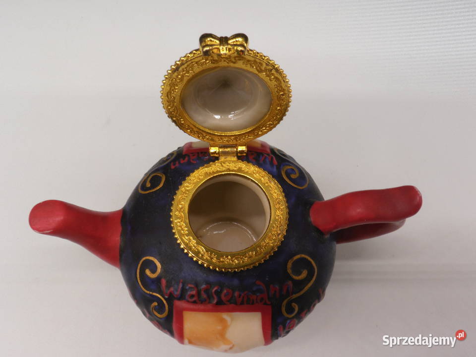 Kolekcjonerska Miniaturowa Szkatułka Czajniczek