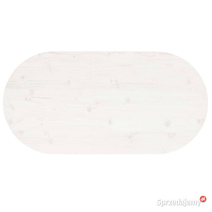 Blat stołu biały 100x50x25 lite drewno sosnowe Warszawa