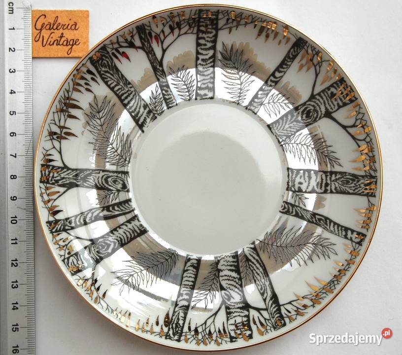 Spodek z porcelany brzózki porcelana Łomonosow Lublin
