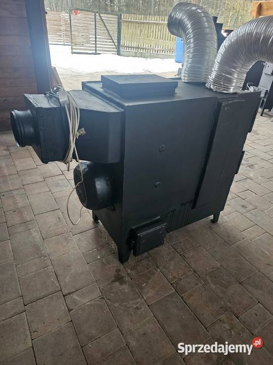 Piec nadmuchowy 25 kW duże palenisko solidny śląskie Rybnik