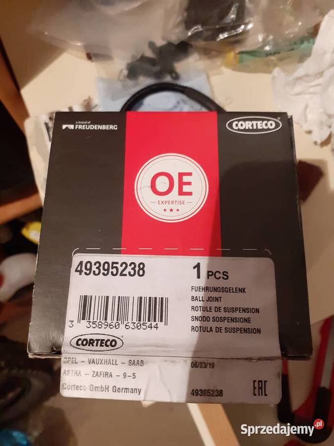 Sworzeń wahacza OpelSaab Corteco Łódź