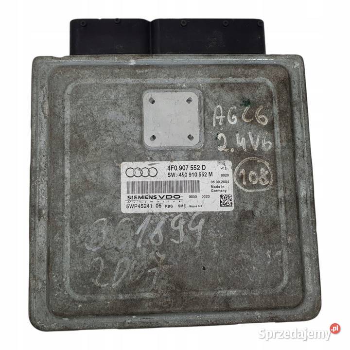 STEROWNIK SILNIKA Audi A6 C6 24 V6 komputer osobowe Pozostałe Pozostałe Chełm