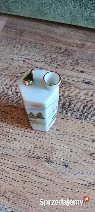 Unikat Japońska Gwiżdżąca Butelka Sake Vintage Porcelana i szkło Wąbrzeźno sprzedam