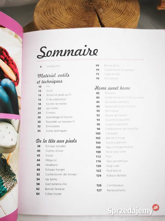 Arm knitting Szydełkowanie na rękach Wiśniowa sprzedam