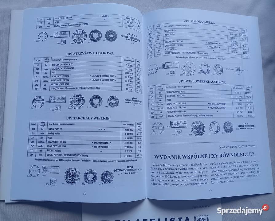 Kwartalnik Filatelista Kaliski rocznik 2000 Brak Koźminek