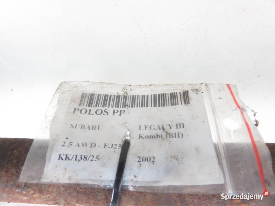 PÓŁOŚ PRAWA PRZEDNIA SUBARU LEGACY III 25 AWD