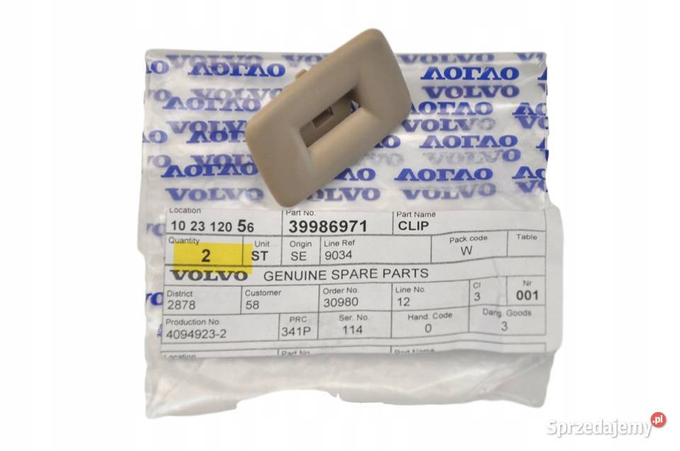 VOLVO C70 S70 S60 S80 spinka podsufitki OE dolnośląskie Bielany Wrocławskie
