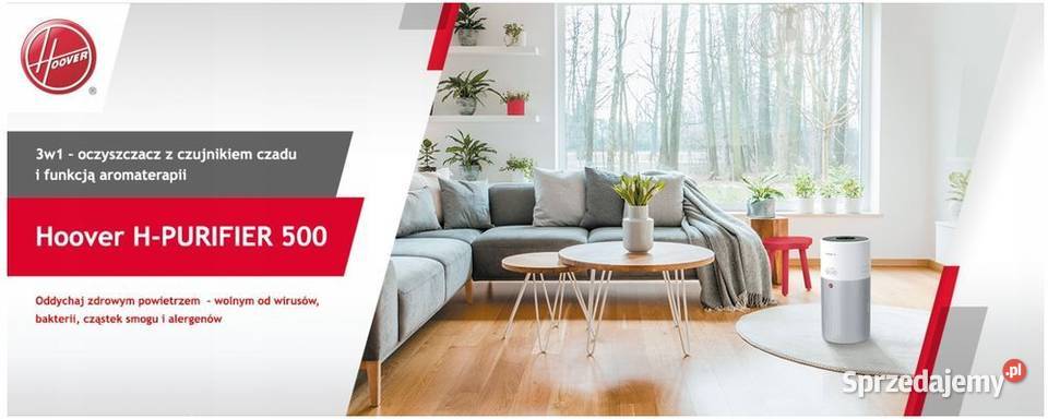 Nowy Oczyszczacz Powietrza Hoover HPURIFIER 500 zachodniopomorskie Nowe Bielice