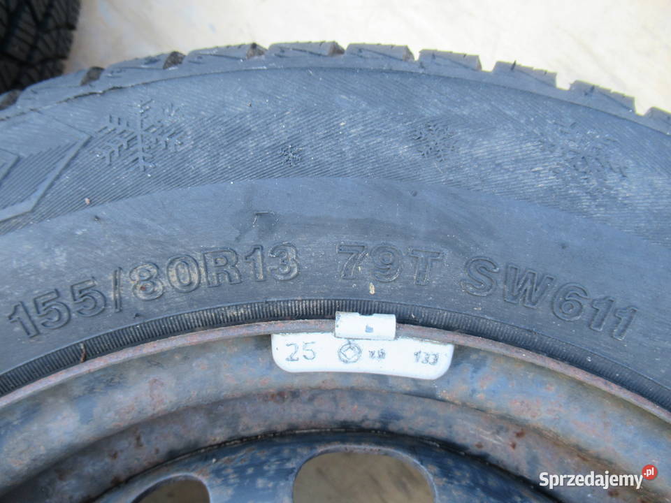 opony zimowe z felgami Opel Corsa C 15580R13 Bieliny