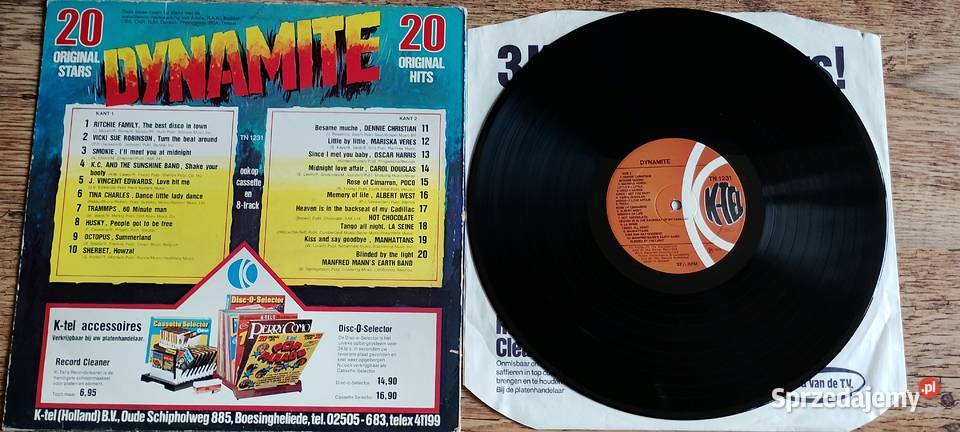 WINYL K Dynamite 20 Hitów lat 70 Stan Disco Pop kujawsko-pomorskie Wąbrzeźno