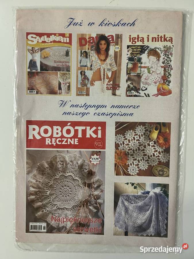 Moje Robótki 62006 Szydełko Serwetki Warszawa sprzedam