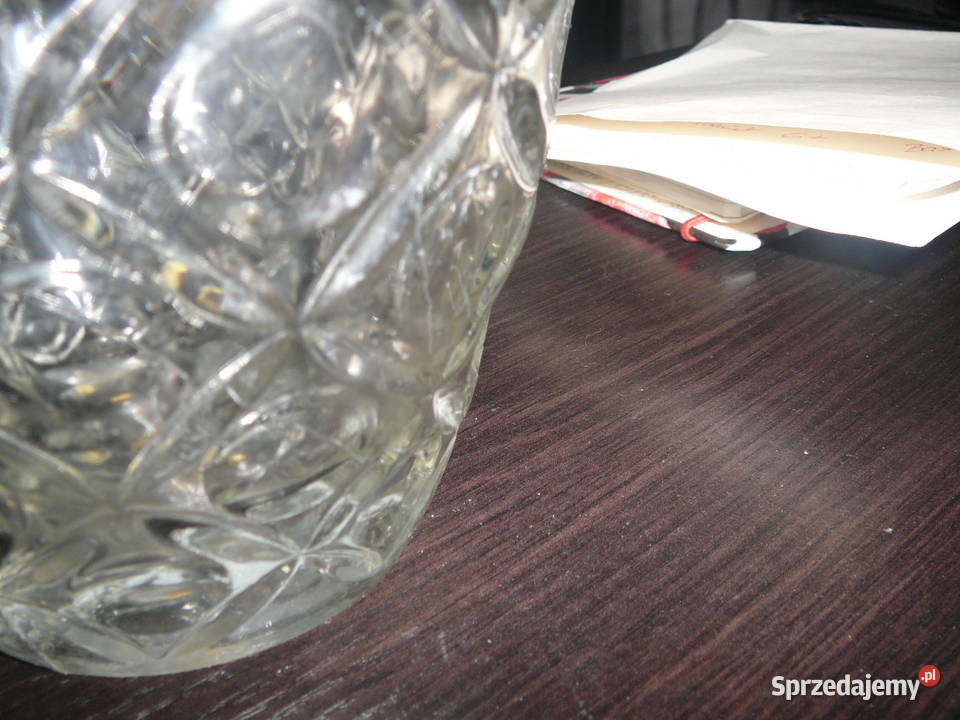 Duży wazon huta Hortensja lata PRL Wrocław