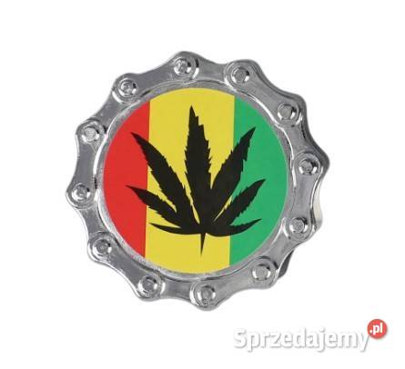 Srebrny Grinder Młynek do Suszu Tytoniu Ziół Ostrowy nad Okszą