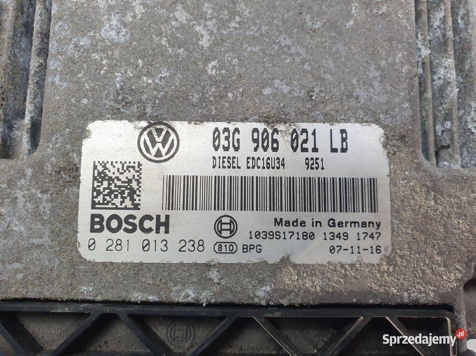 KOMPUTER SILNIKA ECU SKODA OCTAVIA II Lipno sprzedam