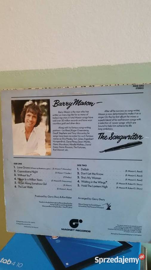 Barry Mason The Songwriter 1976 Magnet Records Puławy sprzedam