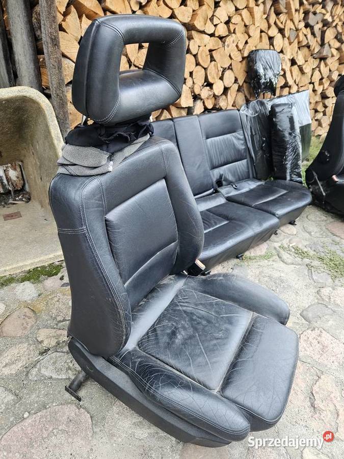 Fotele sport kubełkowe skóra Audi 80 Avant B4 B3 Fotele i kanapy