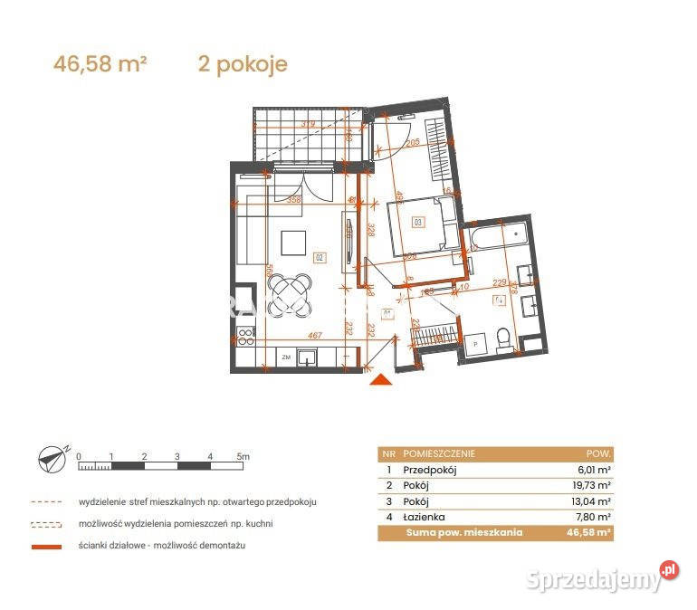 sprzedaży mieszkania 4658m2 2pokojowe Katowice 11161zł/m2 śląskie sprzedam