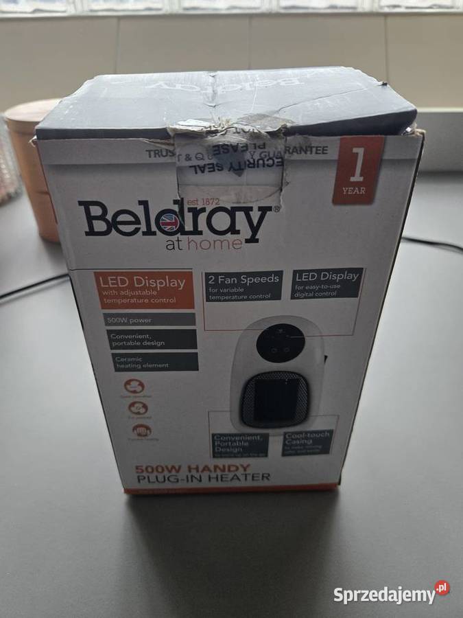 Termowentylator Beldray w stanie angielska zachodniopomorskie Czaplinek sprzedam