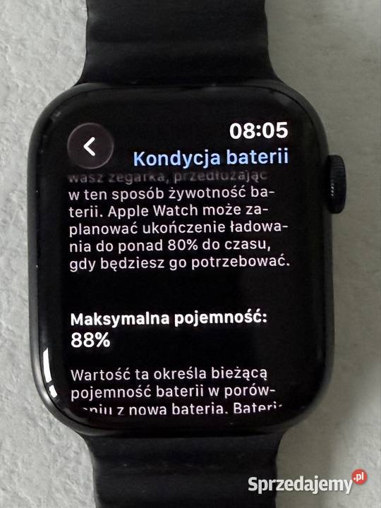 Zegarek Apple Watch 8 45mm 2 rozmiary ori pasków mazowieckie Legionowo