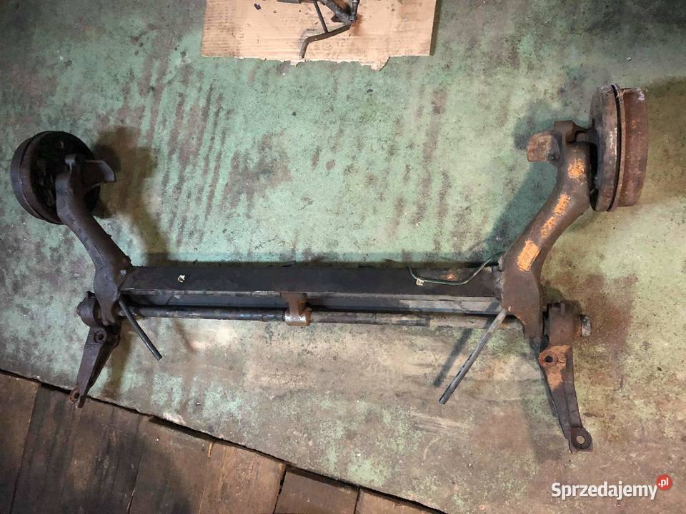 RENAULT KANGOO I 9803 OŚ TYLNA BELKA TYŁ BĘBNY