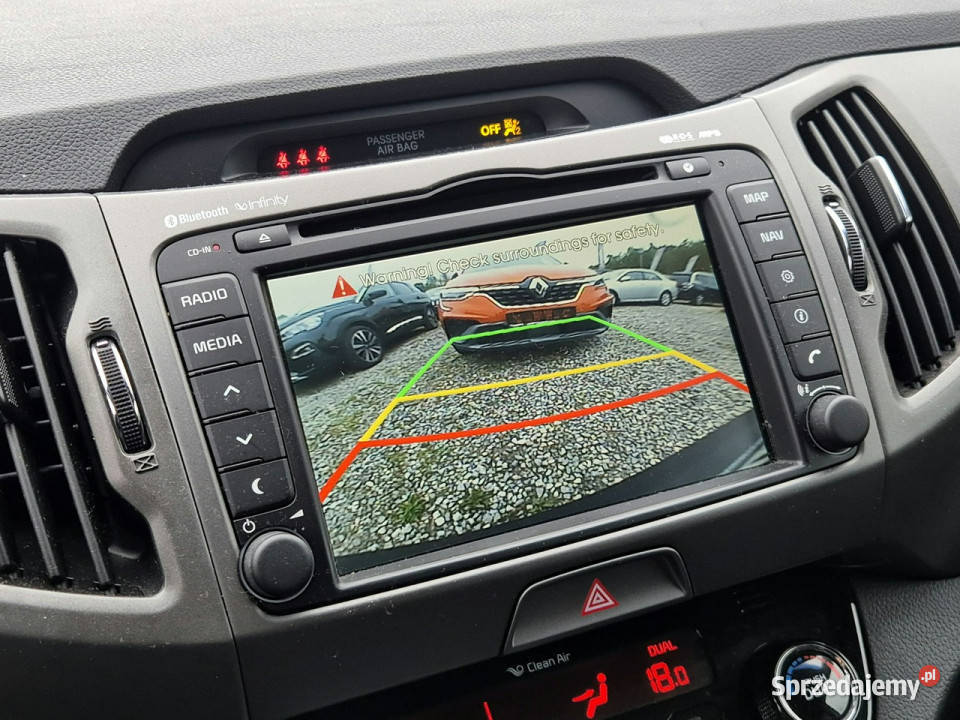 Kia Sportage 16i 135 Exclusive kamera cofania Samochody osobowe Węgrów
