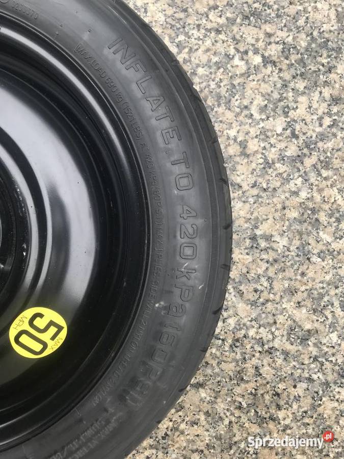 Oryginalne nowe Koło dojazdowe zapas T12580D15 Koła Wrocław