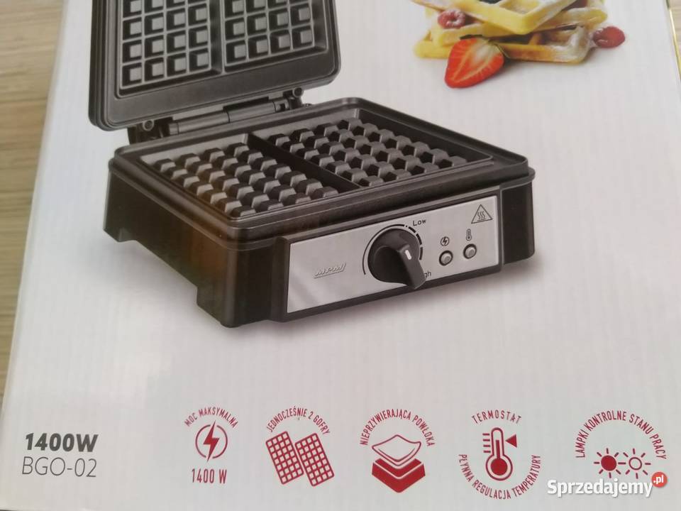 NAJTANIEJ Gofrownica 1400W Na Dwa Gofry Zabrze