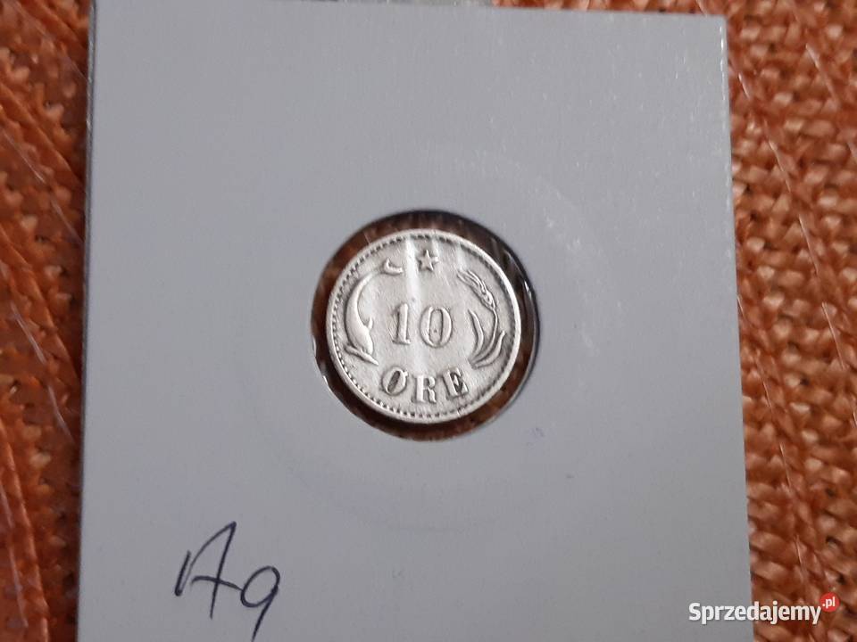 moneta srebrna Danii z 1899r