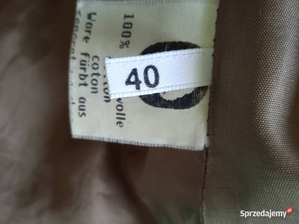 UNIKATOWA KURTECZKA DŻINSOWA CATHERINA HEPFER brązowy/beżowy Odzież sportowa wielkopolskie Piła