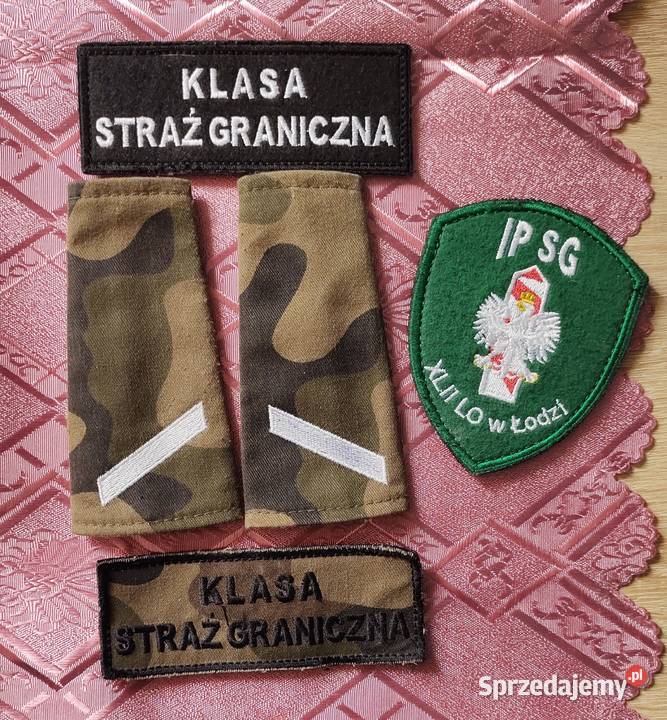 Zestaw Pagony i plakietki Zgierz