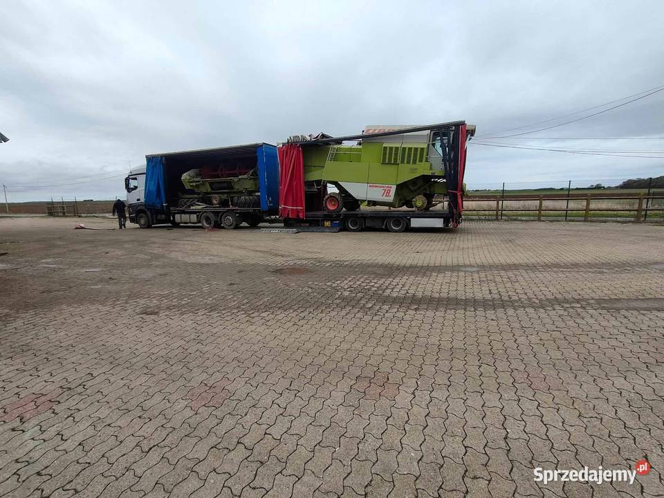 CLAAS DOMINATOR 78 39M stół 2x kosa rzepak małopolskie Prandocin-Iły