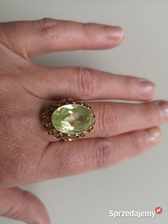 złoty pierścionek złoto 585 Toruń