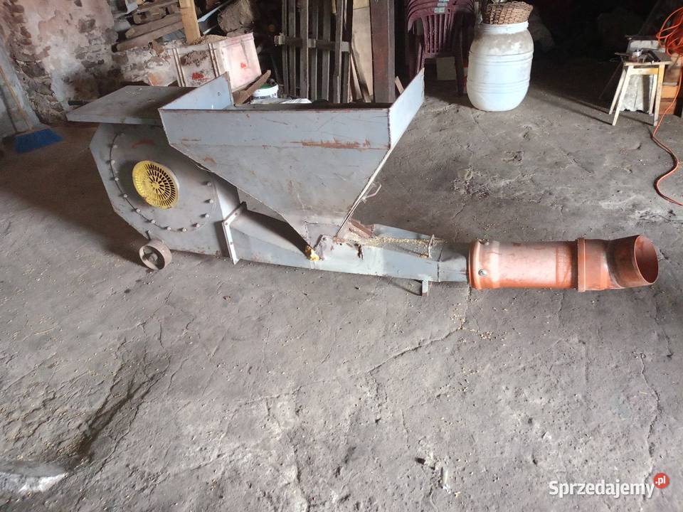 Dmuchawa żmijka zbożowa i wialnia zbożowa młynek Prosna