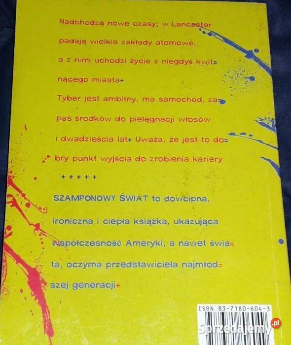 Szamponowy świat Douglas Coupland Pozostałe sprzedam