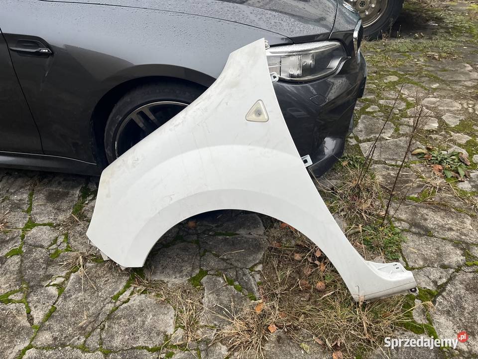 Błotnik lewy Kangoo II biały mozna zakladac Warszawa
