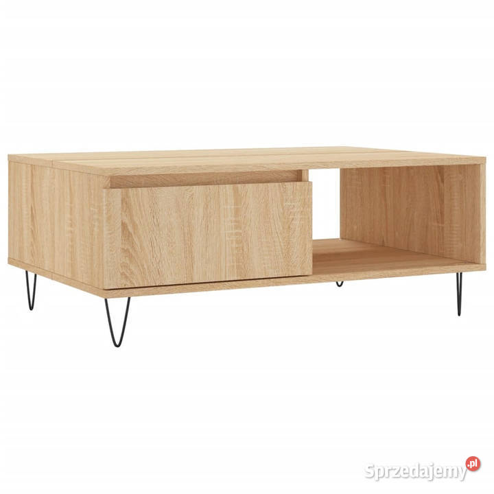 Stolik kawowy dąb sonoma 90x60x35 materiał