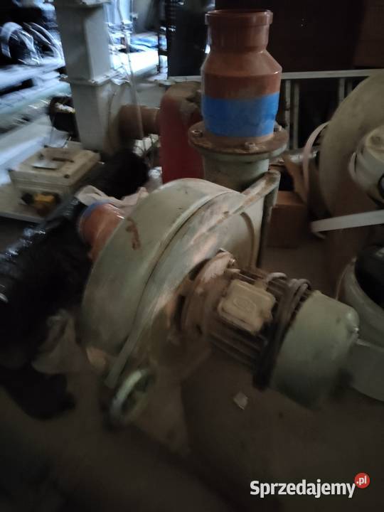 Dmuchawa do zboża paszy potezna plus rury 75kw Strzyżów