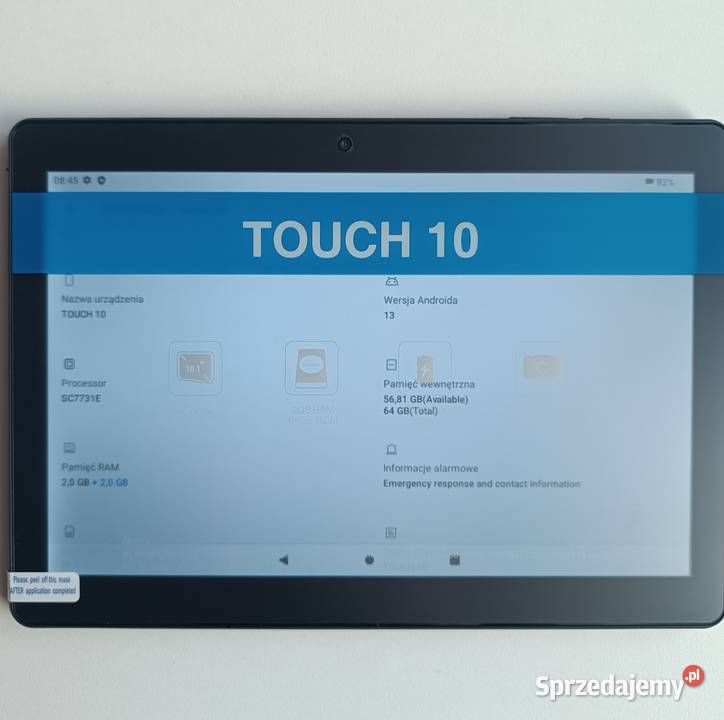 Tablet 101 cala Pritom M10 Android 13 Chrzanów