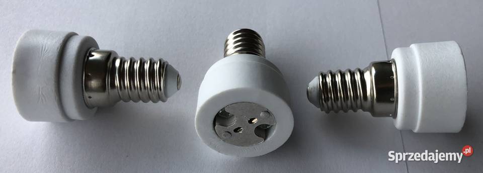 Adapter przejściówka z E14 na MR16 mam 3 sztuki Białystok