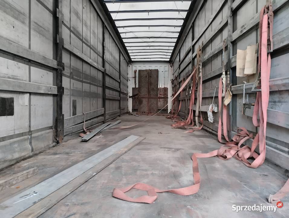 Naczepa firanka mega Krone oś podnoszona SAF Lublin