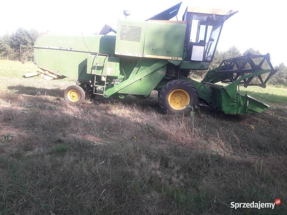 Kombajn zbożowy John deere 952 lubelskie Niedźwiada