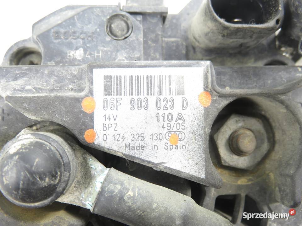 ALTERNATOR VW CADDY III 19 TDI 06F903023D osobowe małopolskie