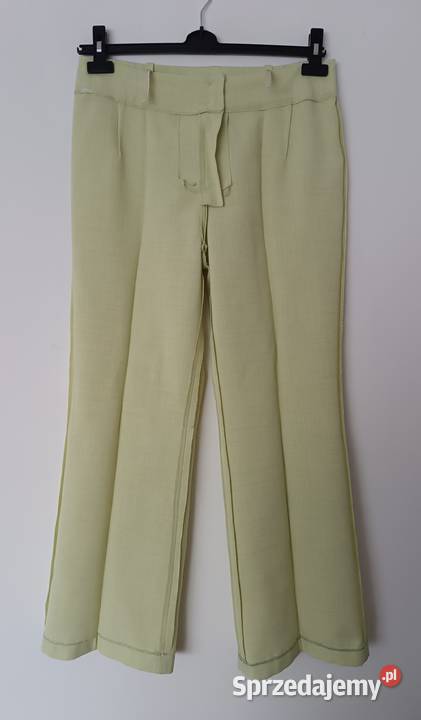 Klasyczny damski garnitur limonkowo miętowy lubelskie